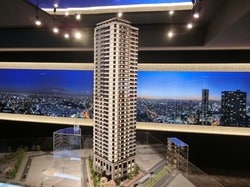 プラウドタワー東池袋ステーションアリーナの完成予想模型